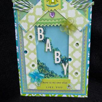 Baby shaker greeting card