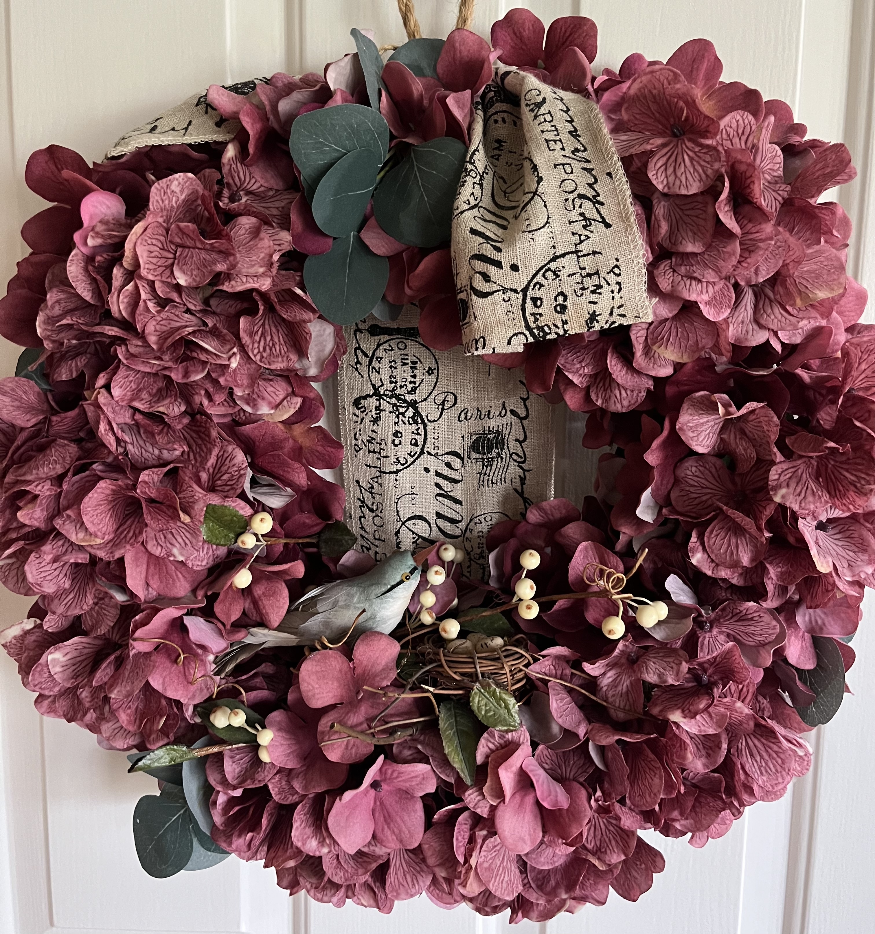 Deep Burgundy Wreath